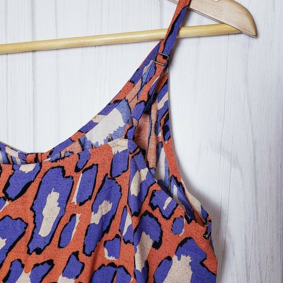 Cabi‎ Small Isla Cami Oversized Tank Top Animal Print Button Front - Picture 5 of 10